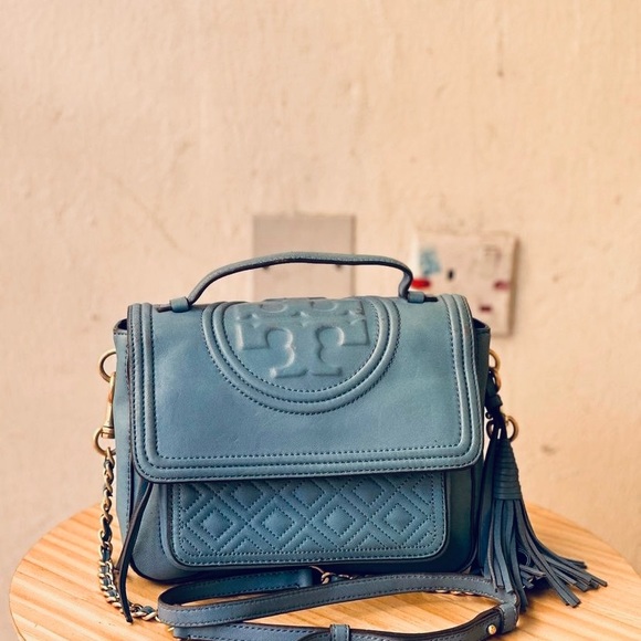 Burch Crossbody Bag Tory Burch Baby Blue Bag Pre Owned Tory Burch
